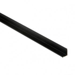 Profil końcowy "L" mały 2400x15x12mm - CZARNY