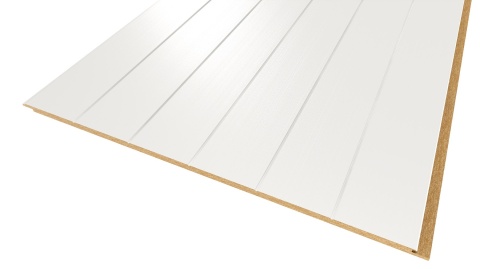 Panel ścienny Huntonit Faspanel 6 Bord 2740mm Brilliant White